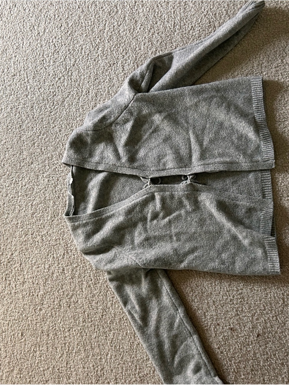 Abercrombie & Fitch Gray Open-Front Women's Cardigan